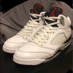 Nike Air Jordan 5 Retro “White Cement” 3m  size 13